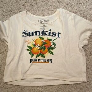 white crop top size xl $6